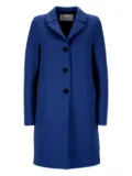 Harris Wharf London button-fastening wool coat - Blue