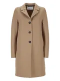 Harris Wharf London button-fastening wool coat - Brown