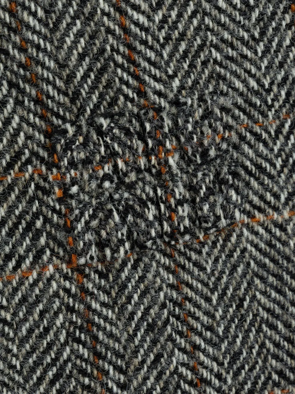 Miu Jack met visgraatpatroon Grijs