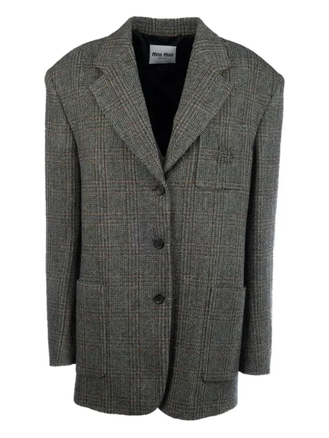 Miu Miu herringbone-pattern jacket