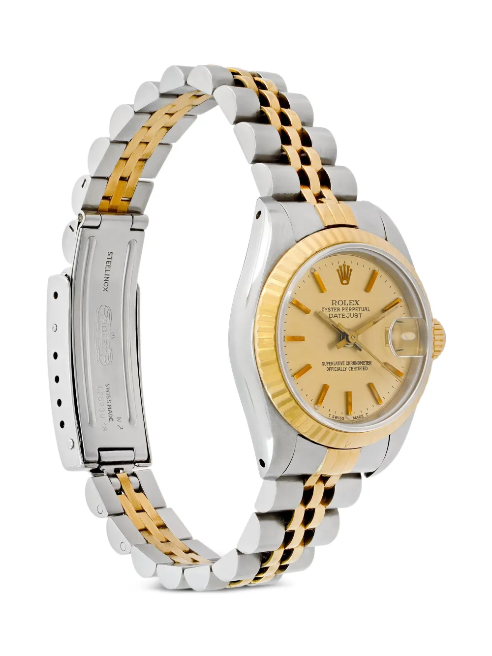 Pre-owned Rolex Datejust 26mm In Gold