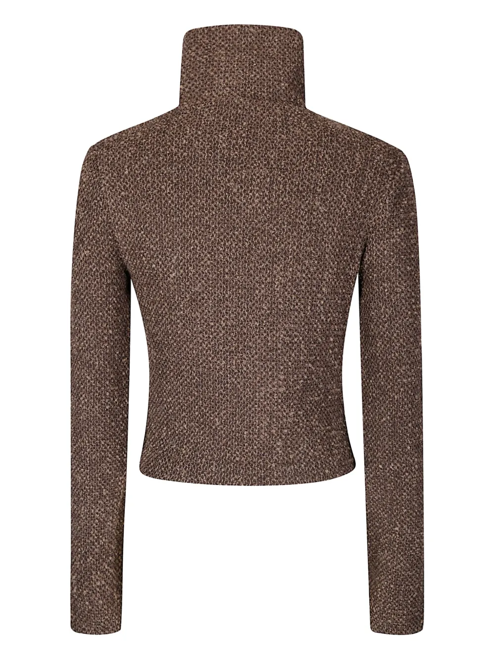 Our Legacy Slim Zip Longlseeve Cardigan In Brown