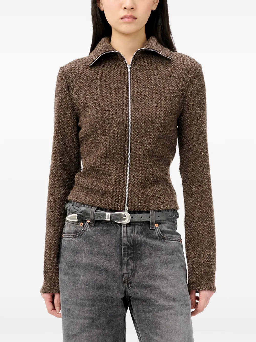 OUR LEGACY Top met hoge hals Bruin
