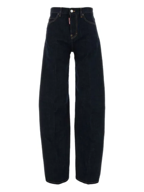 DSQUARED2 wide-leg cotton-blend jeans