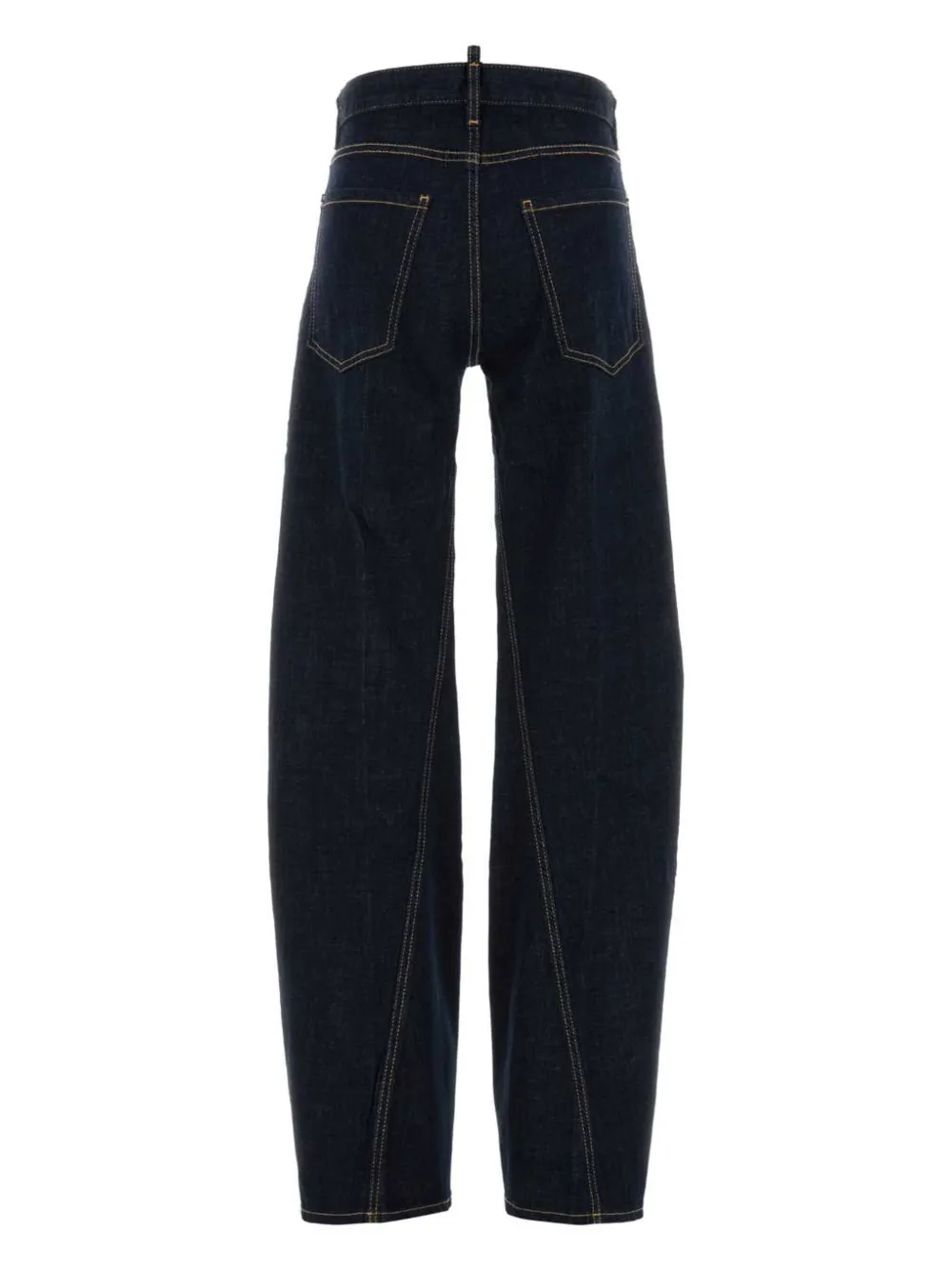 DSQUARED2 Jeans van katoenblend met wijde pijpen - Blauw