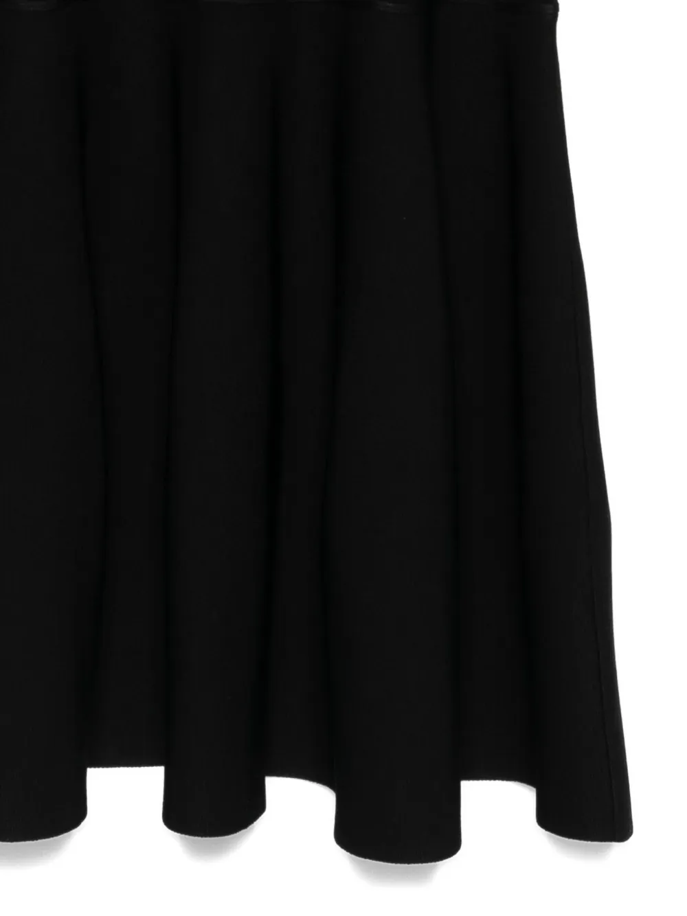 Zimmermann Paneled Ruffled Knitted Midi Dress In Black