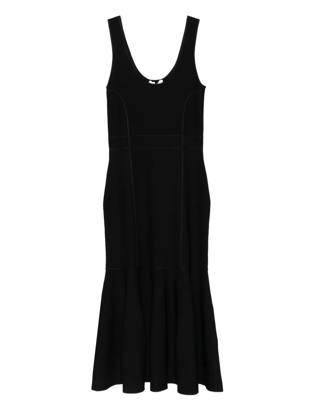 ZIMMERMANN Godet seamed dress - Black