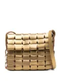 DRAGON DIFFUSION woven leather shoulder bag - Gold