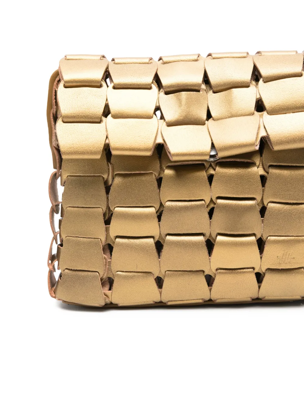 DRAGON DIFFUSION Leren schoudertas Goud