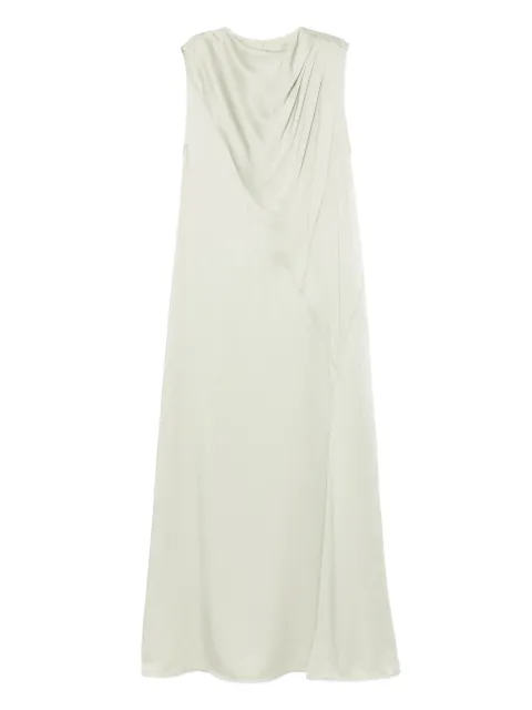 Jil Sander pleated sleeveless maxi dress