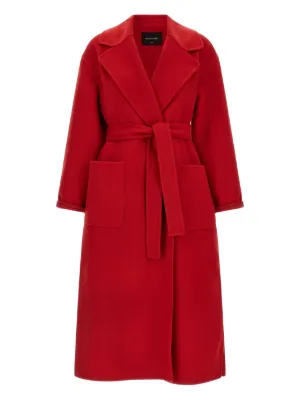 Jil Sander double-breasted Coat | Red | FARFETCH CA
