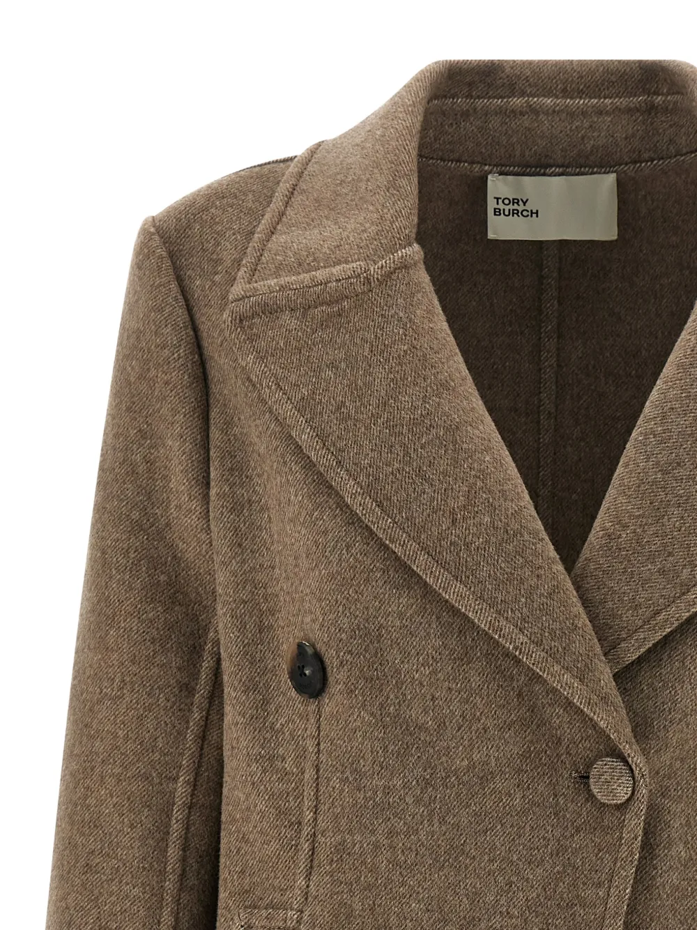 Tory Burch Wool Coat Coats And Trench Coats Beige In Neutral