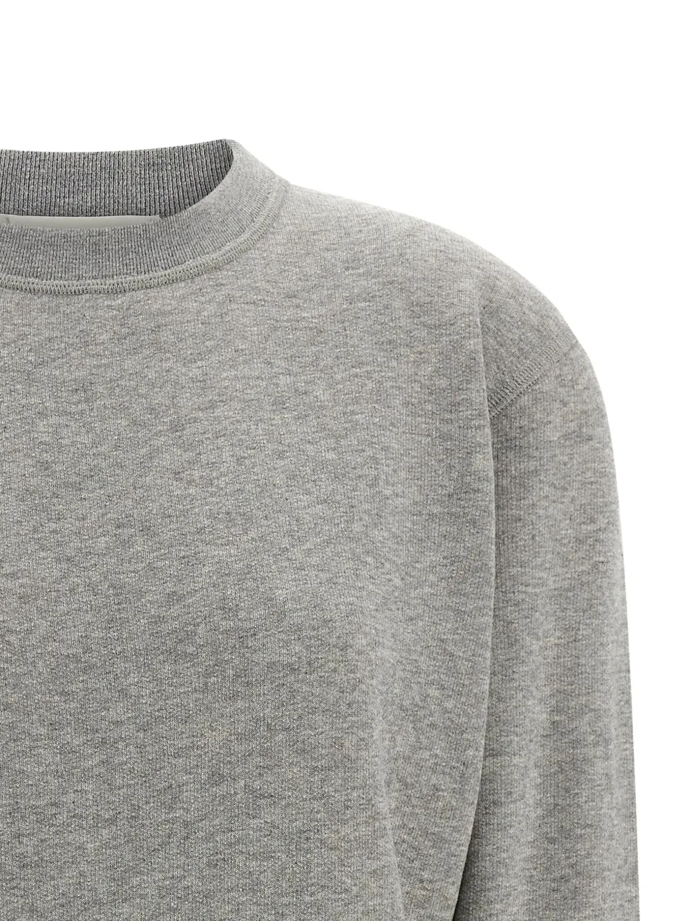 Darkpark Comfortable Crew Neck Long Sleeve Sweatshirt In Gray