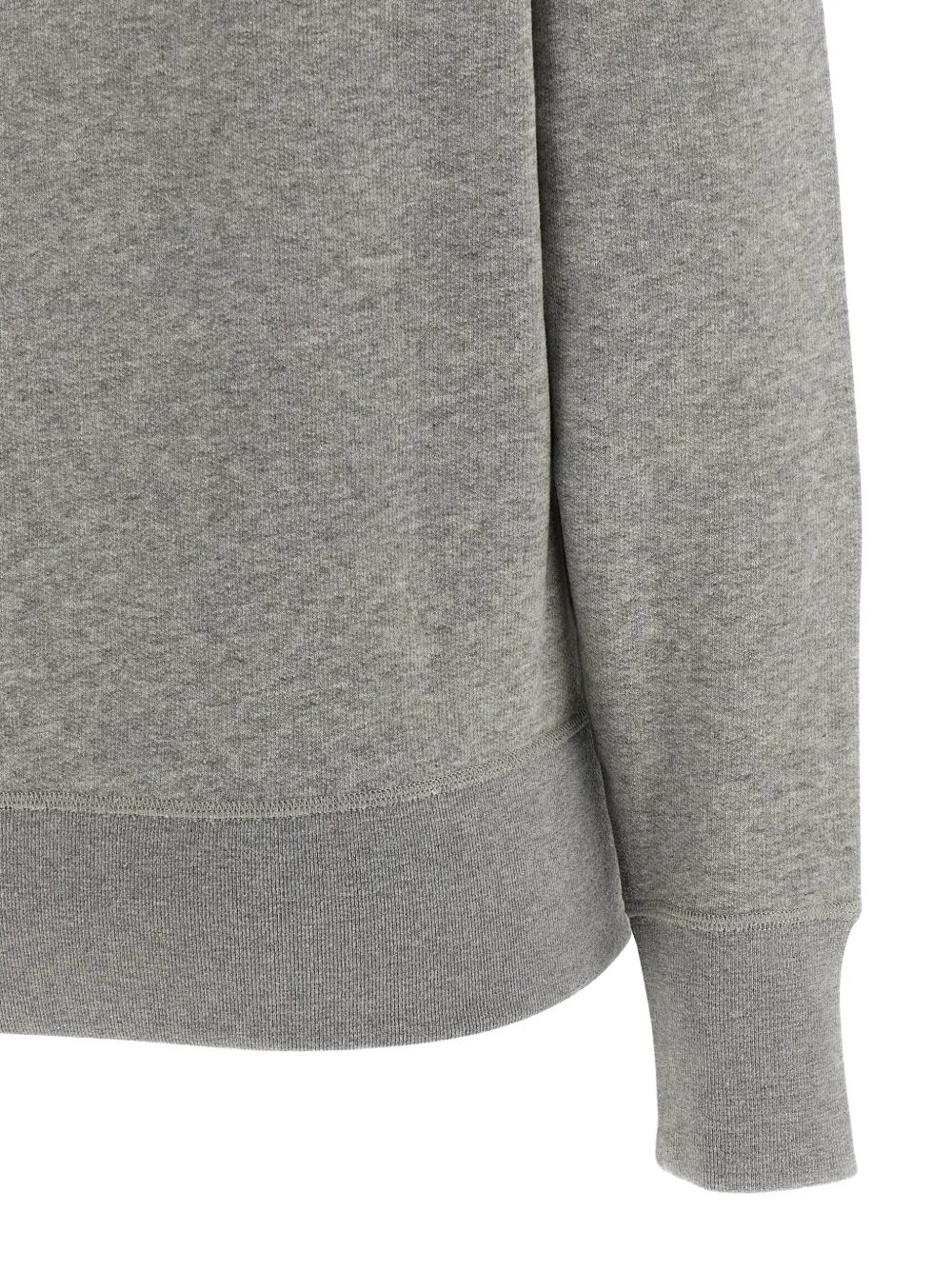 Darkpark Comfortable Crew Neck Long Sleeve Sweatshirt In Gray
