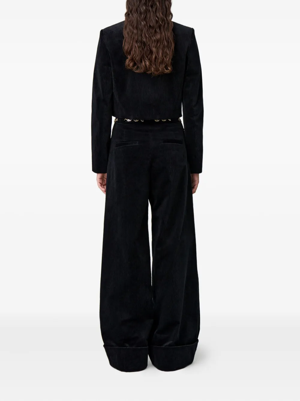 Cropped Corduroy Jacket