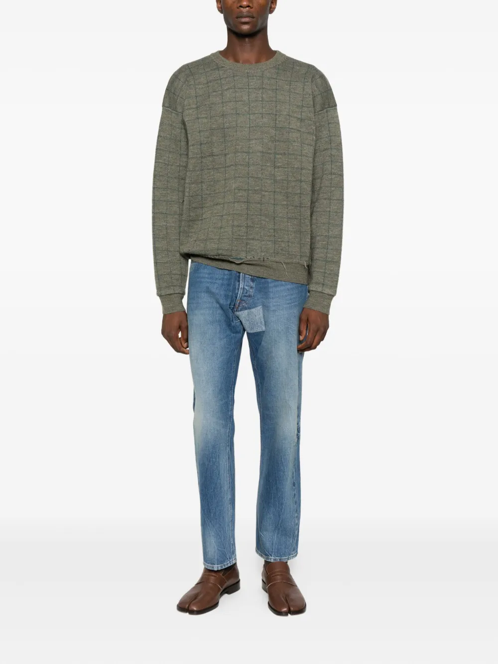 Maison Margiela Jeans met effect - Blauw