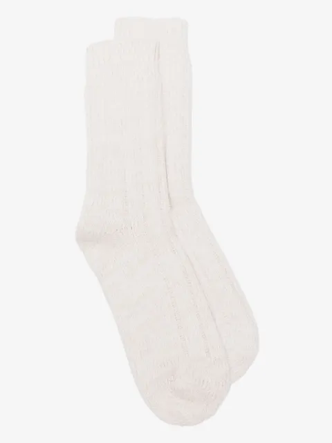 Birkenstock ribbed-knit socks