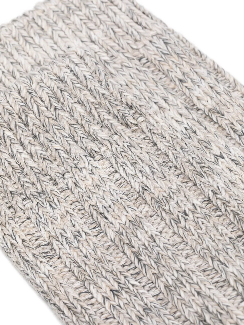 Birkenstock Ribbed-ankle Socks In Gray