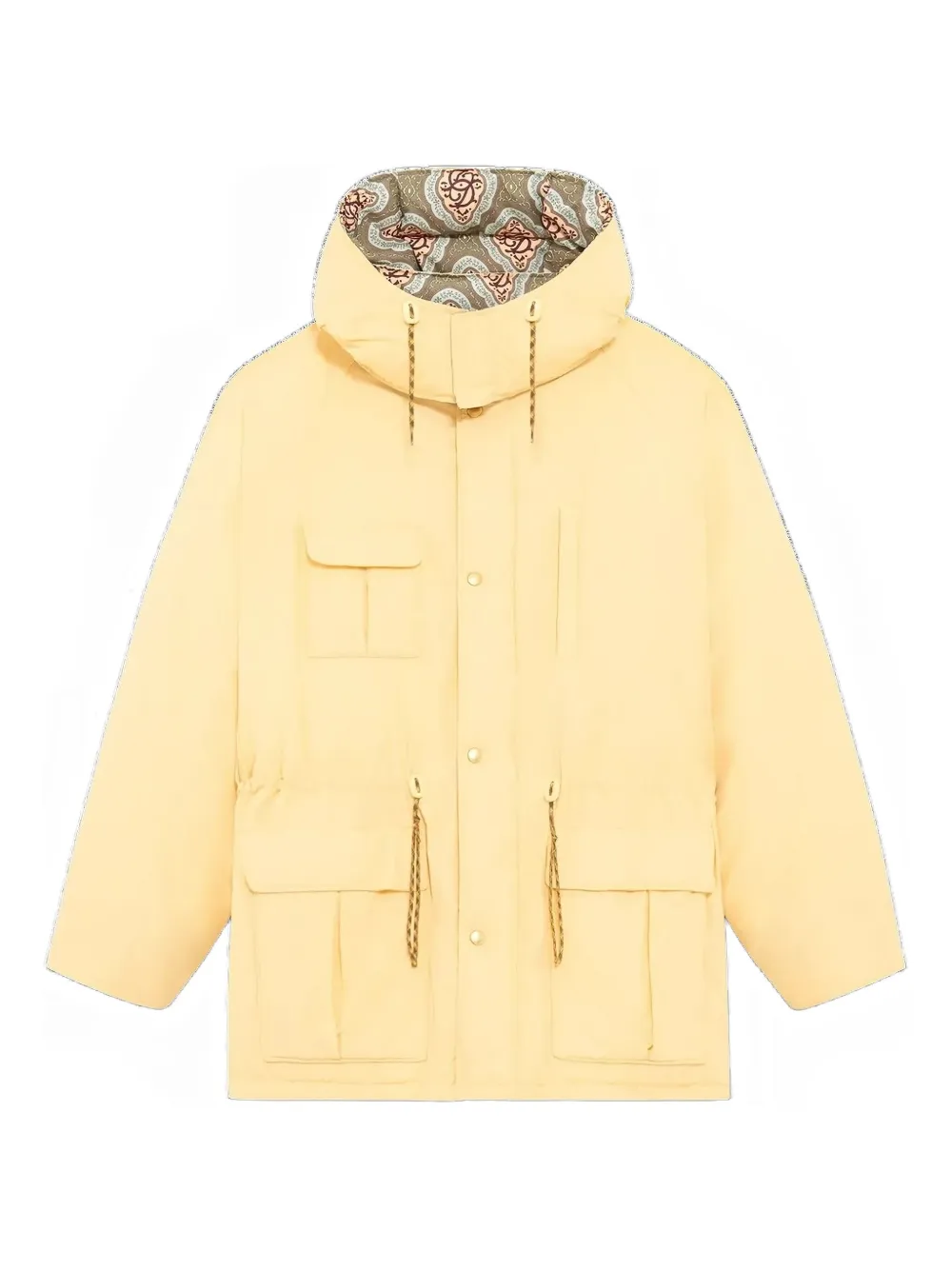 Drôle De Monsieur Drôle parka met capuchon Geel