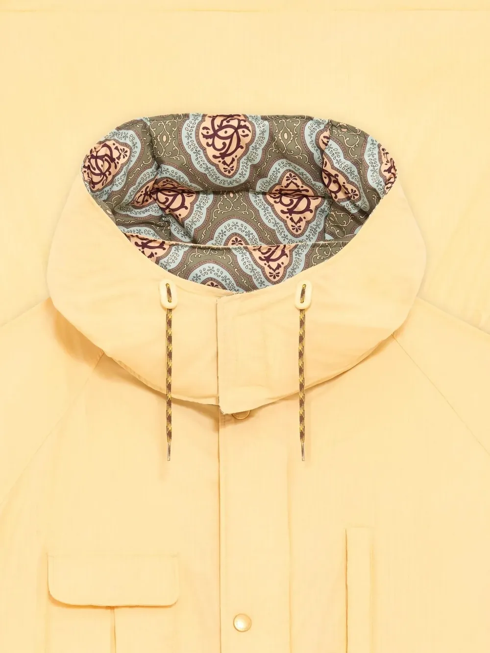 Drôle De Monsieur Drôle parka met capuchon Geel