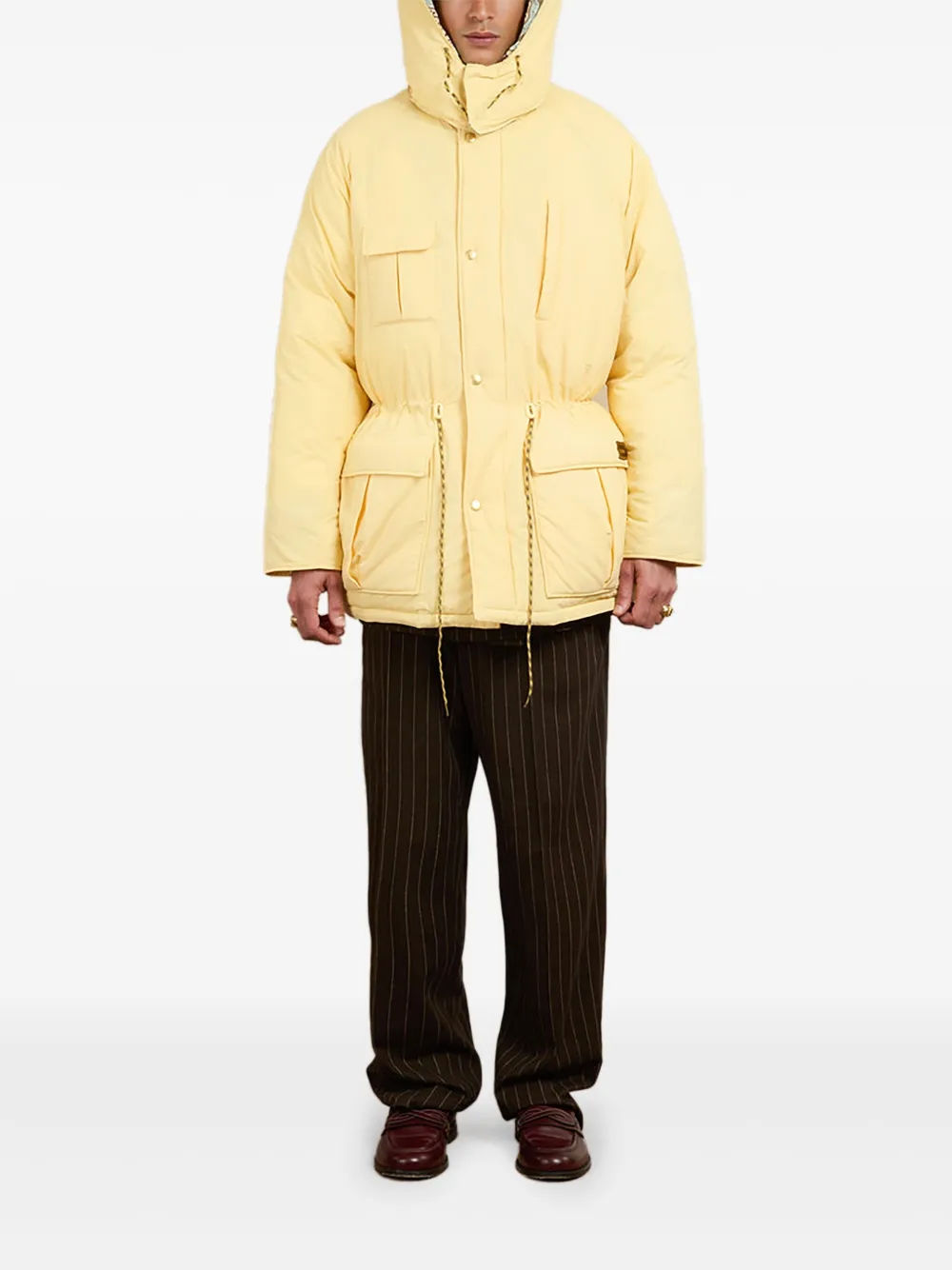 Drôle De Monsieur Drôle parka met capuchon Geel