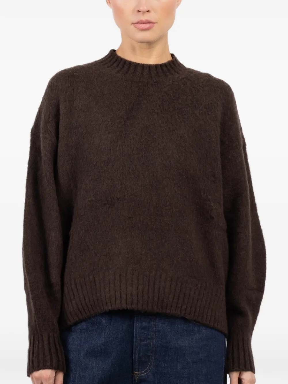 Avant Toi ribbed knitwear - Brown