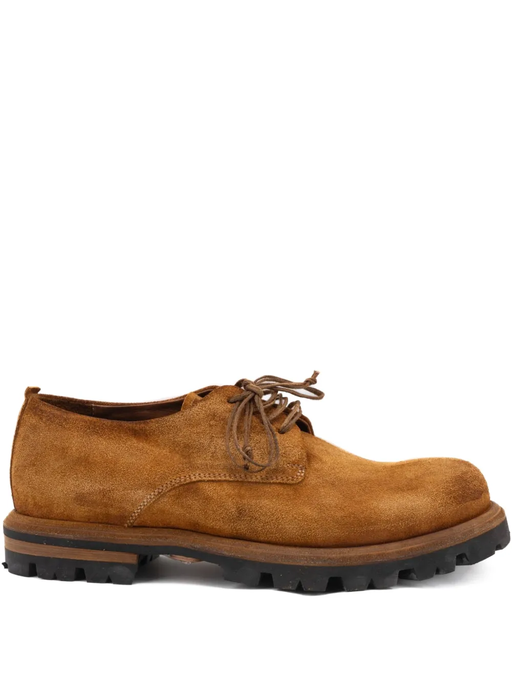 Shoto Alce lace-up loafers - Marrone