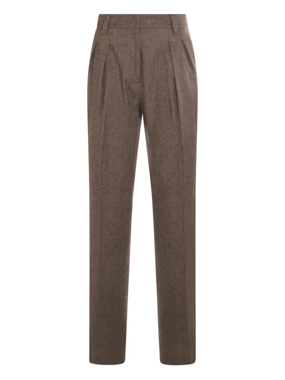 Antonelli herringbone trousers | Brown | Image 1