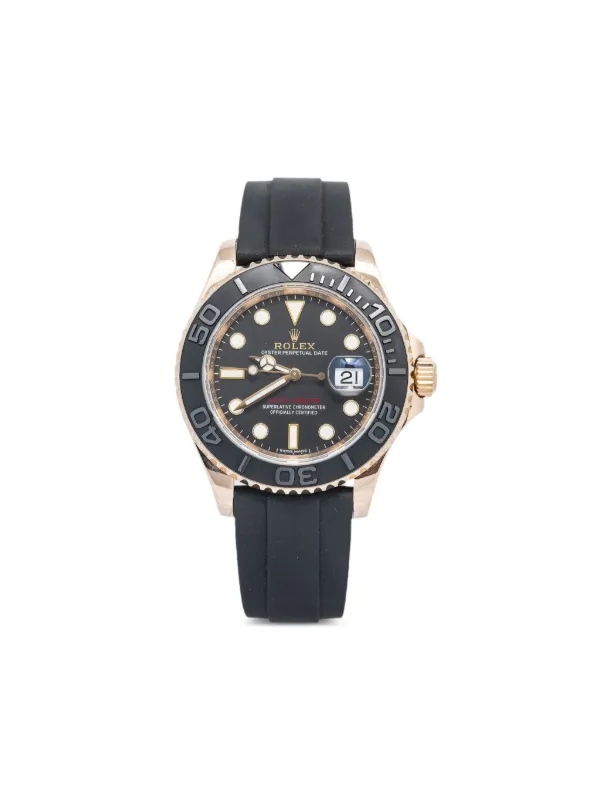 Rolex ヨットマスター 40mm | ブラック | FARFETCH JP