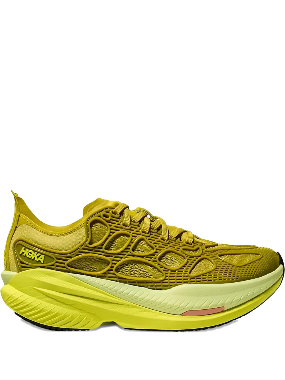 HOKA Mach X Caged sneakers Green