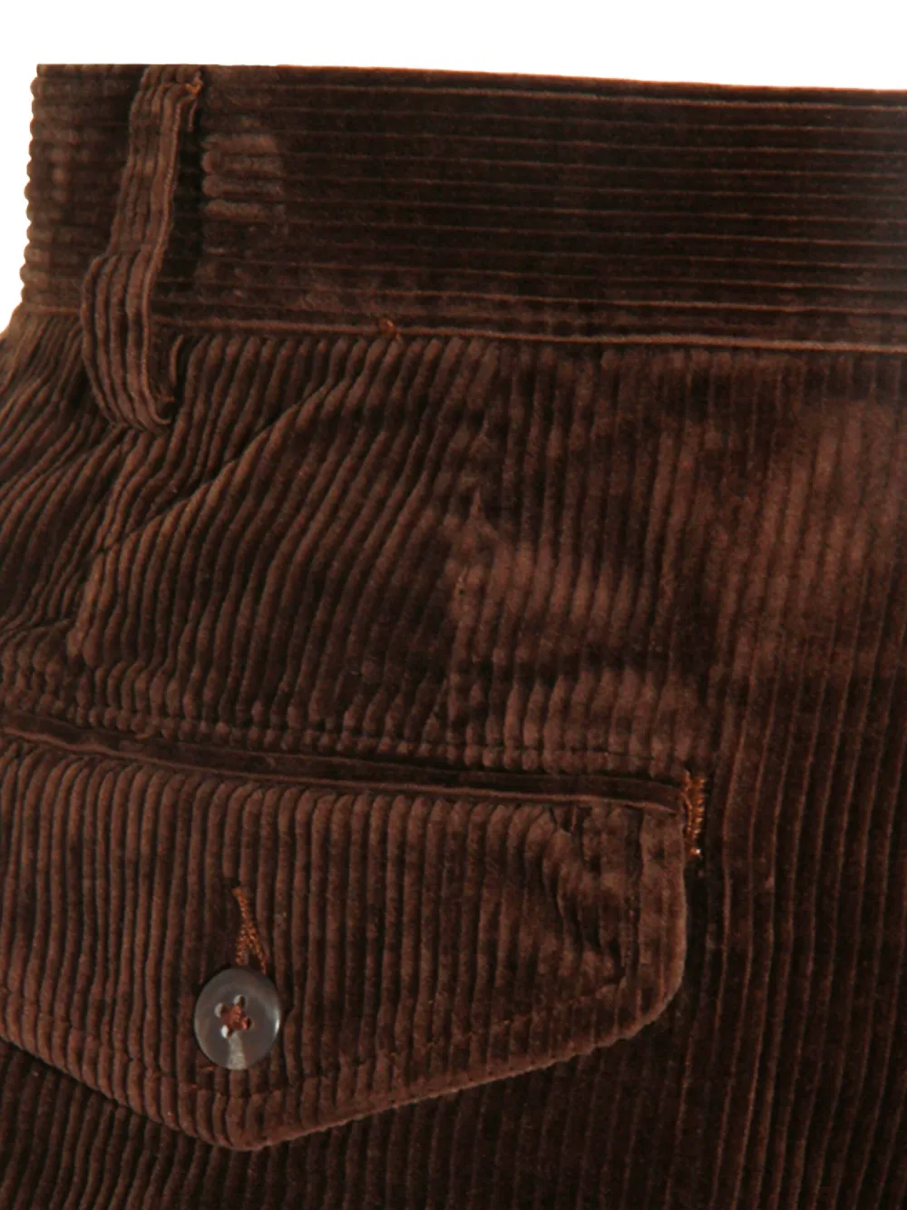Polo Ralph Lauren Mens Hitman Wide-leg Pleated Cotton-corduroy Trousers Brown In Brown