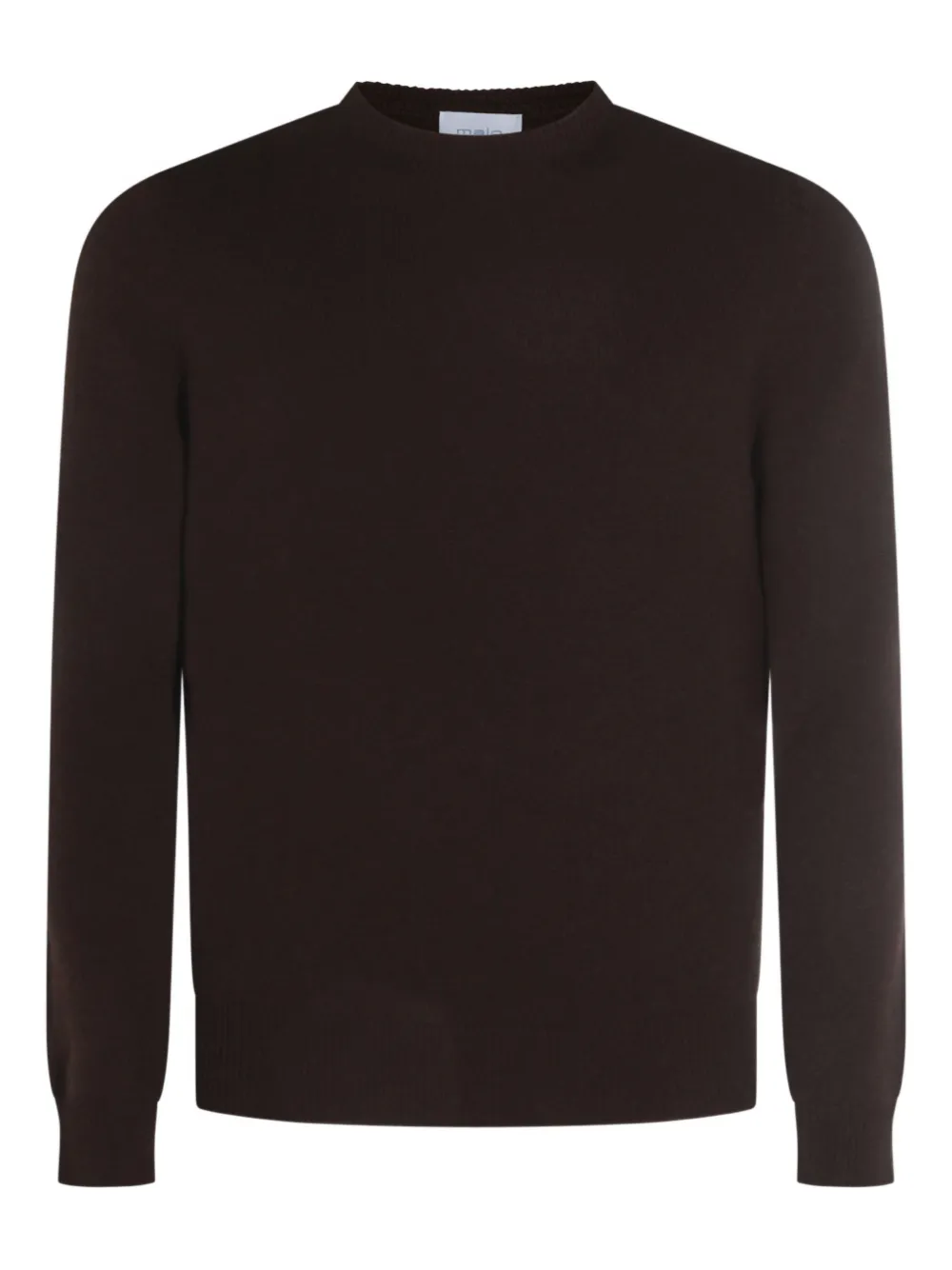 Malo round-neck wool sweater | Brown | Image 1