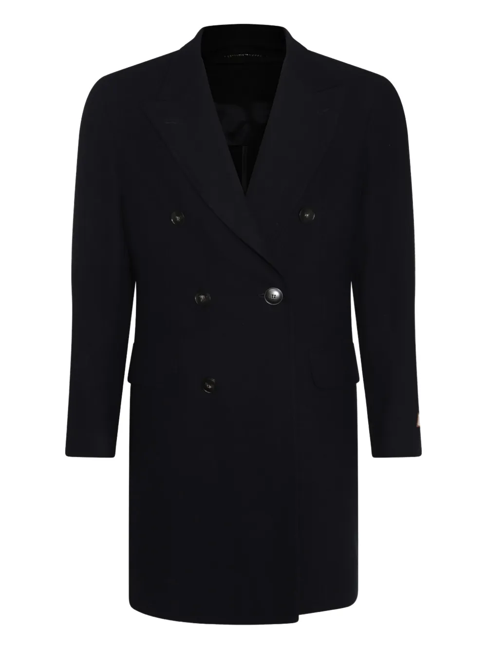 Canali double-breasted wool coat | Blue | Image 1
