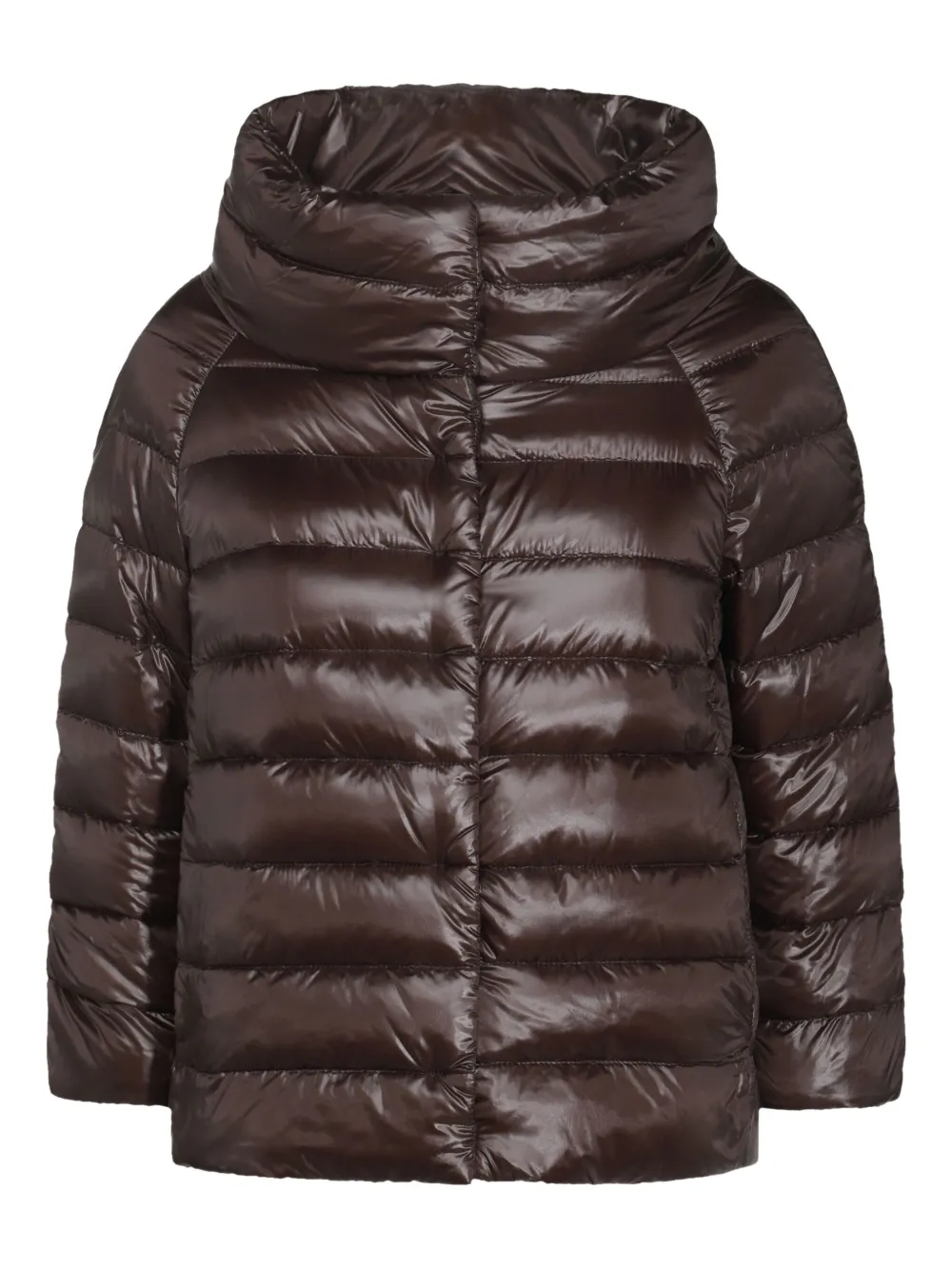 Herno puffer high-neck jacket | Brown | Image 1