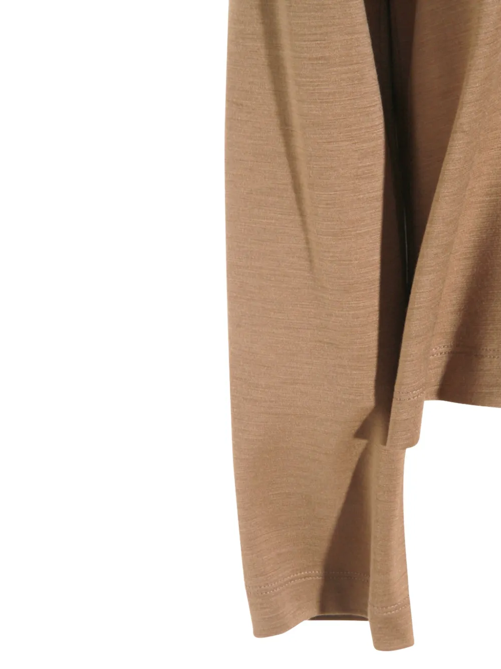 Fabiana Filippi Cowl-neck Button Shirt In Brown