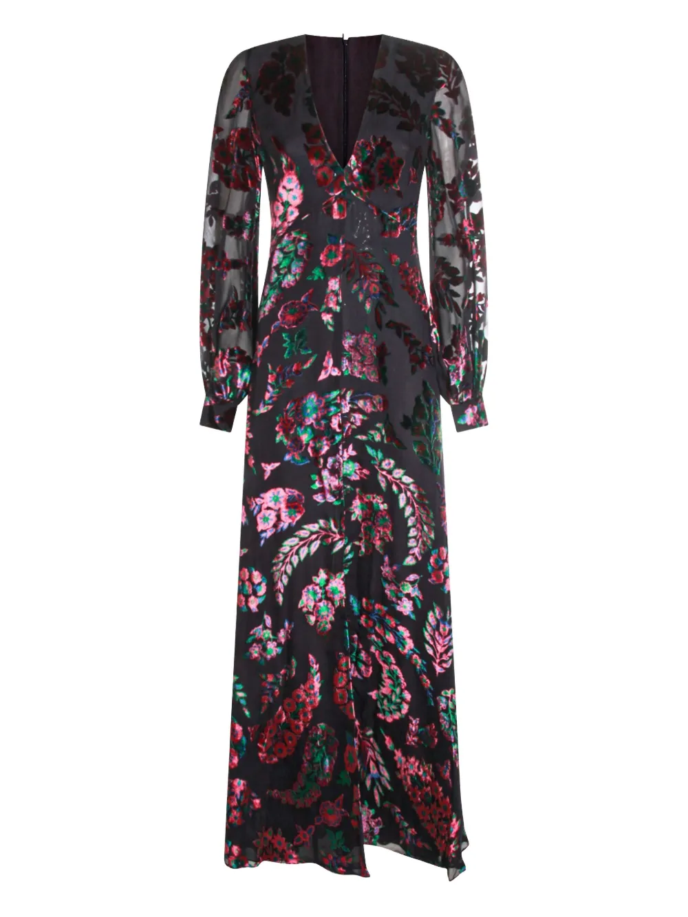 ETRO floral-velvet maxi dress | Blue | Image 1