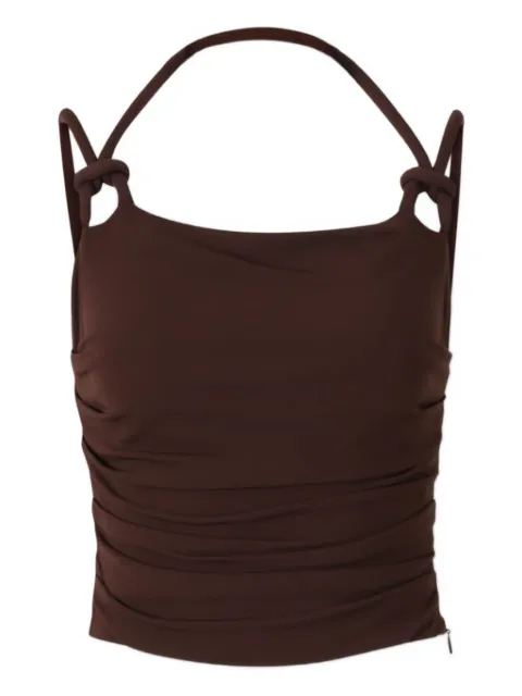 Cult Gaia knot-detail crop top 