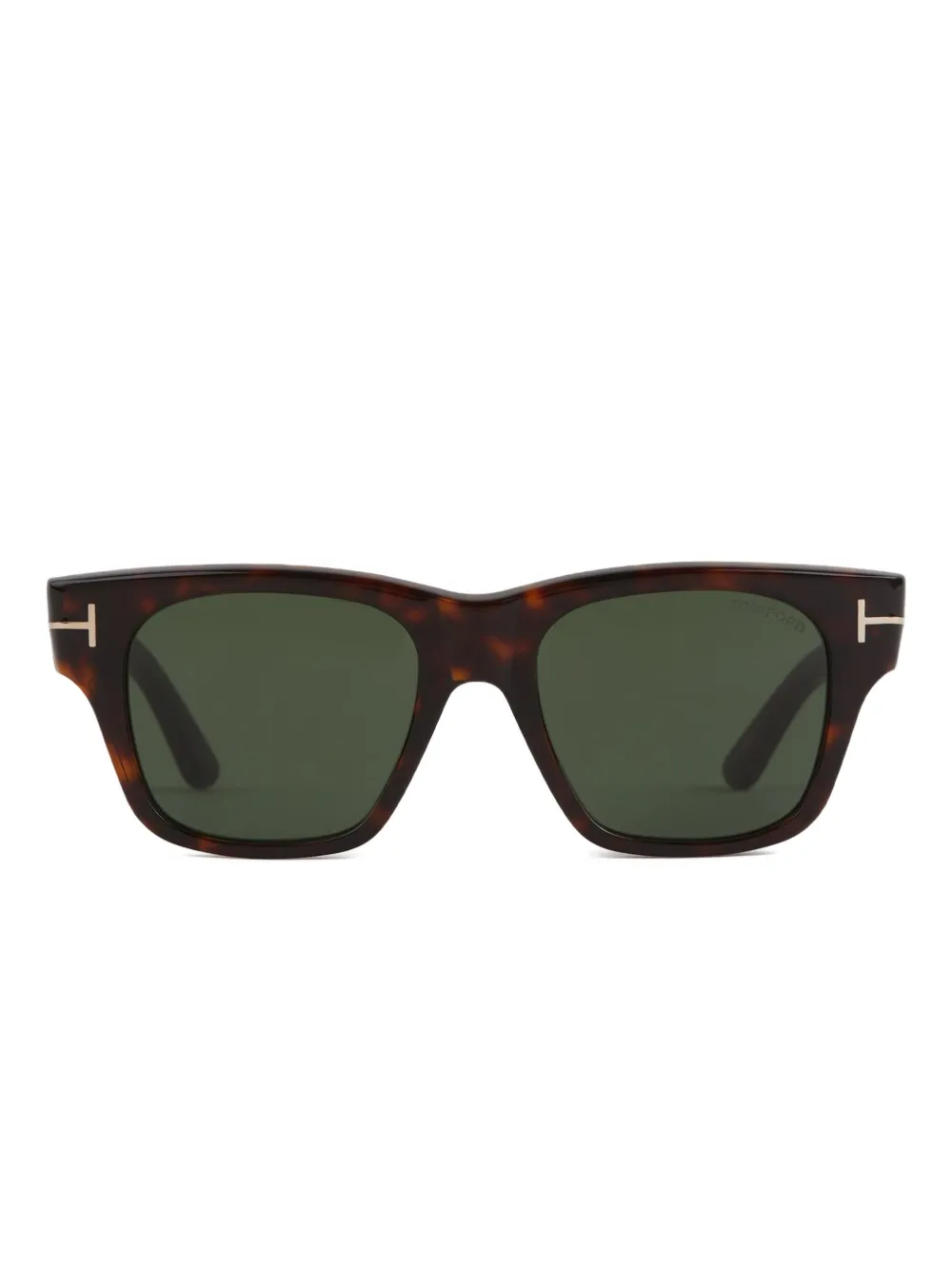 Tom Ford Tortoiseshell-pattern Square Sunglasses In Brown