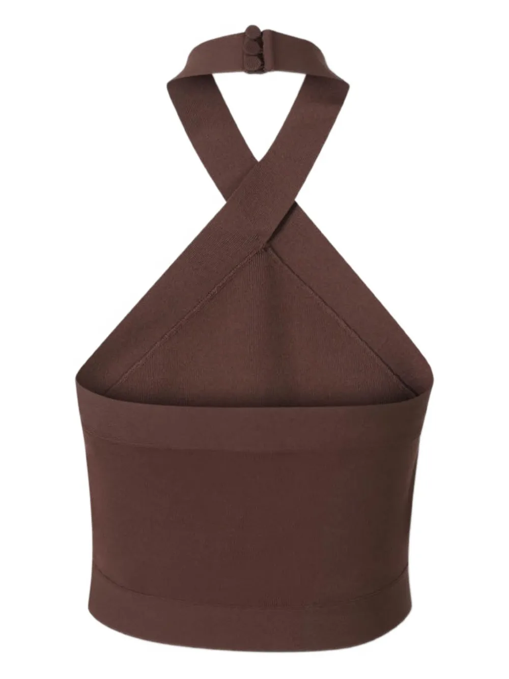 Cult Gaia cross-neck ribbed top | Vests & Tank Tops | Image 2