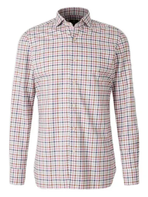Luigi Borrelli checked cotton shirt