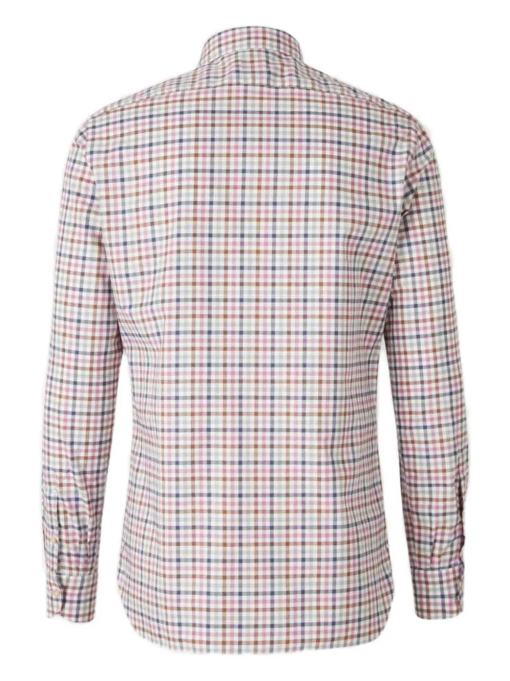 Luigi Borrelli checked cotton shirt - Wit