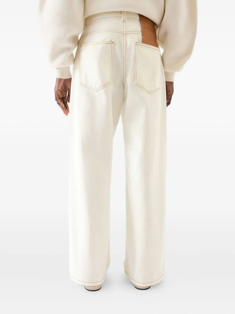 Jacquemus Flared Jeans In Gray