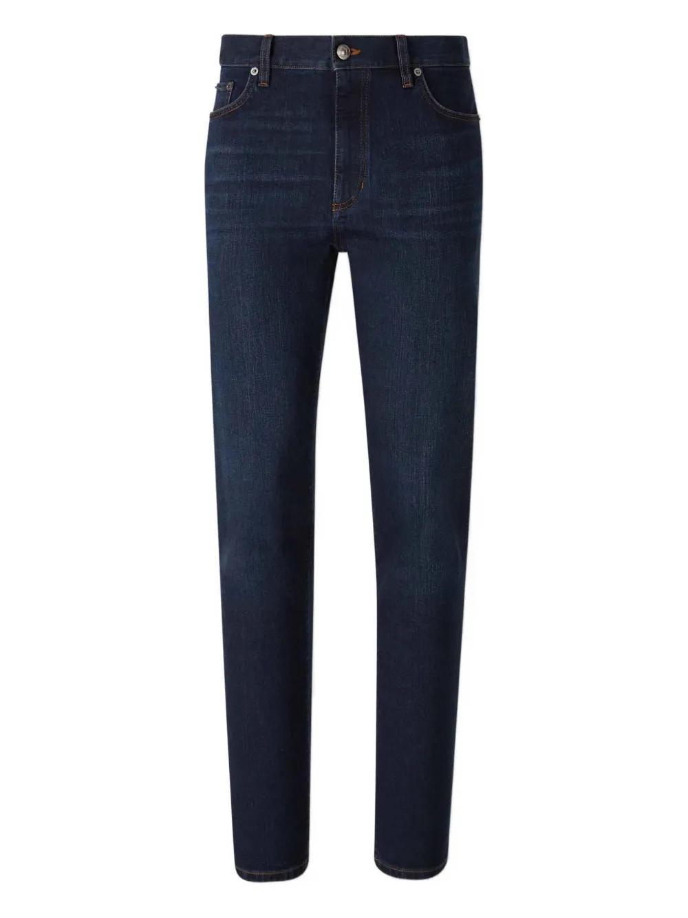 Zegna Five-pocket Straight Jeans In Blue