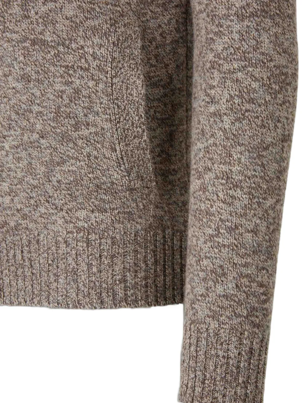 Zanone Wollen vest Bruin