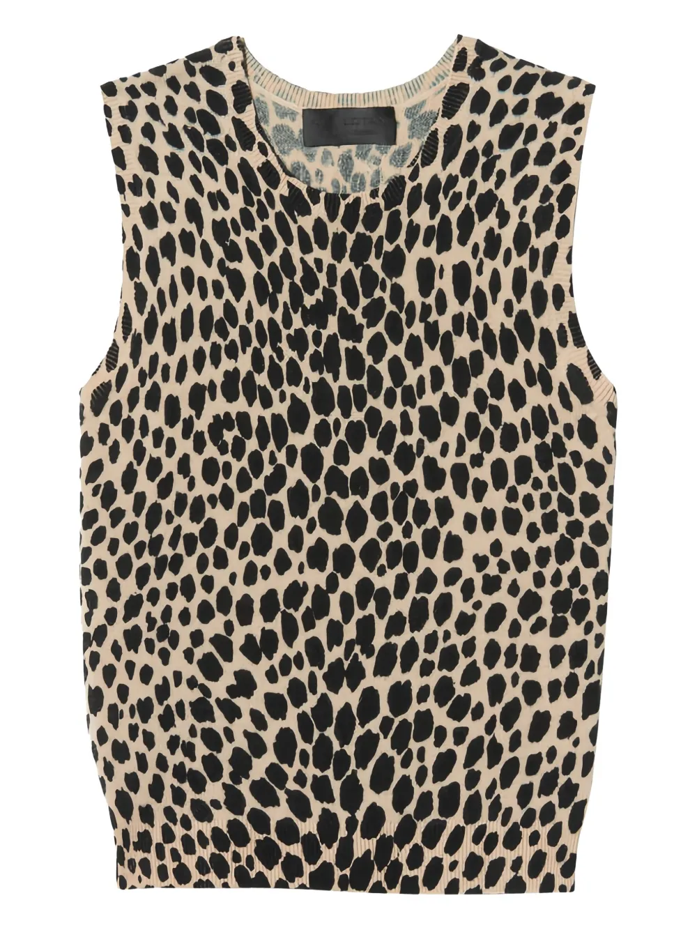 Nili Lotan Canotta Nessa girocollo con stampa - Toni neutri