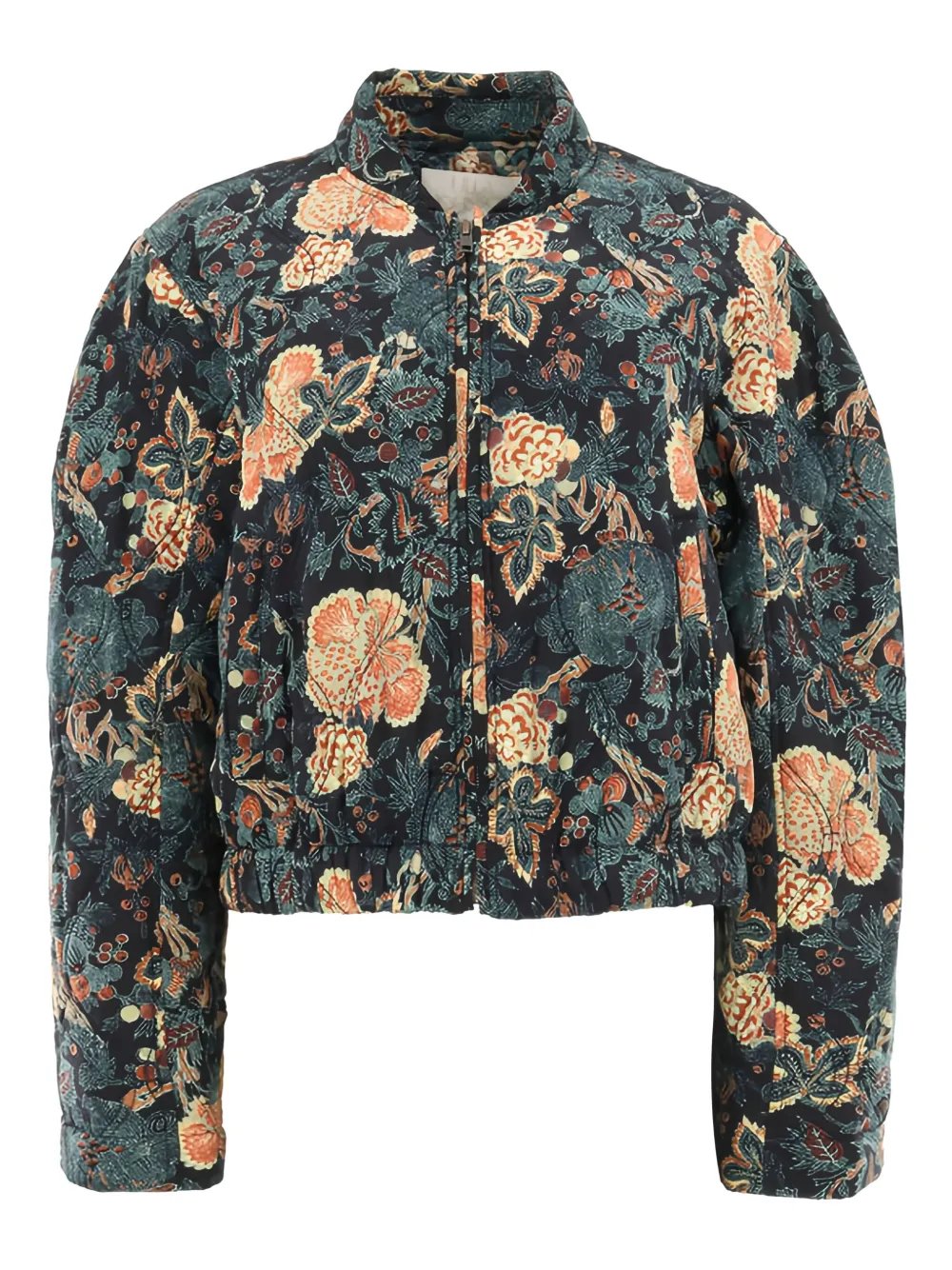 Ulla Johnson Lavinia silk bomber jacket | Green | Image 1