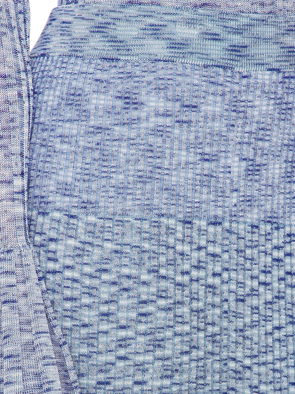 Zimmermann Mouline Pleated Midi Skirt In Blue