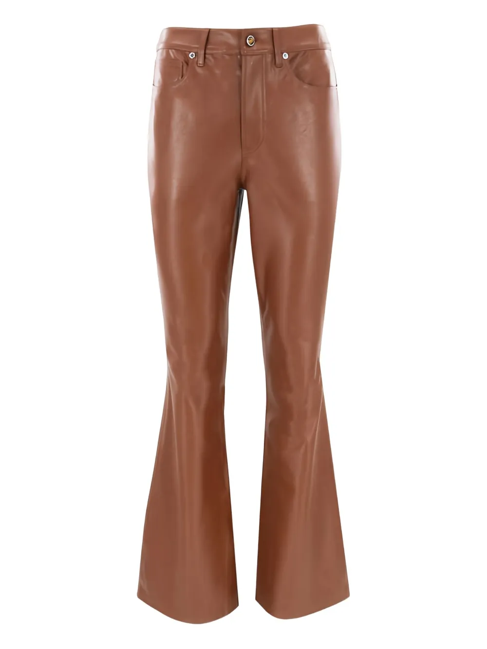 Veronica Beard Beverly Flared Trousers In Brown