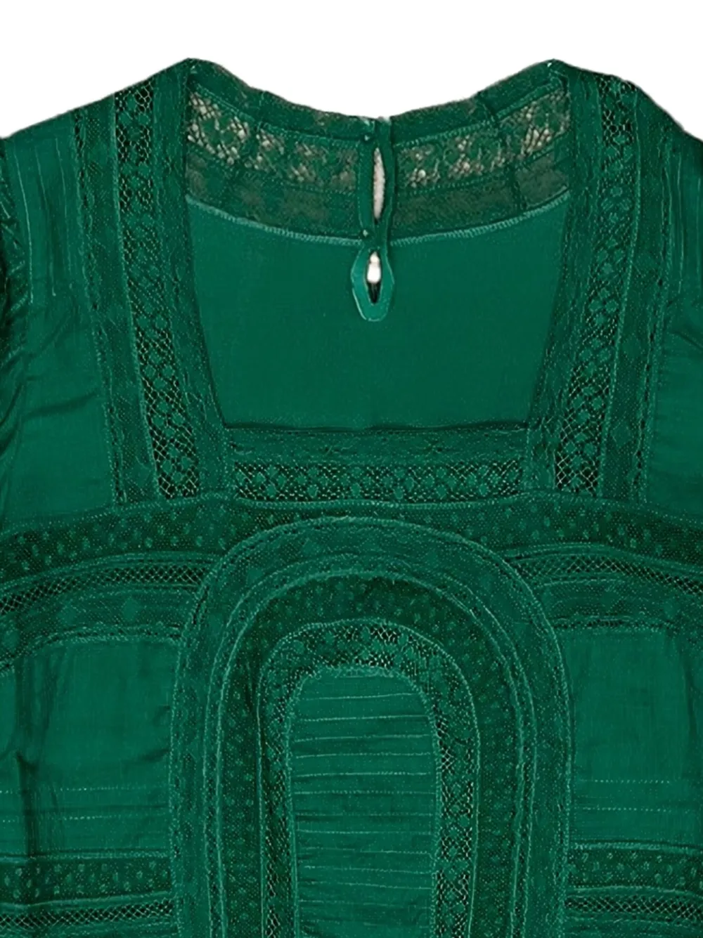 Sea Franca lace-detail blouse - Groen