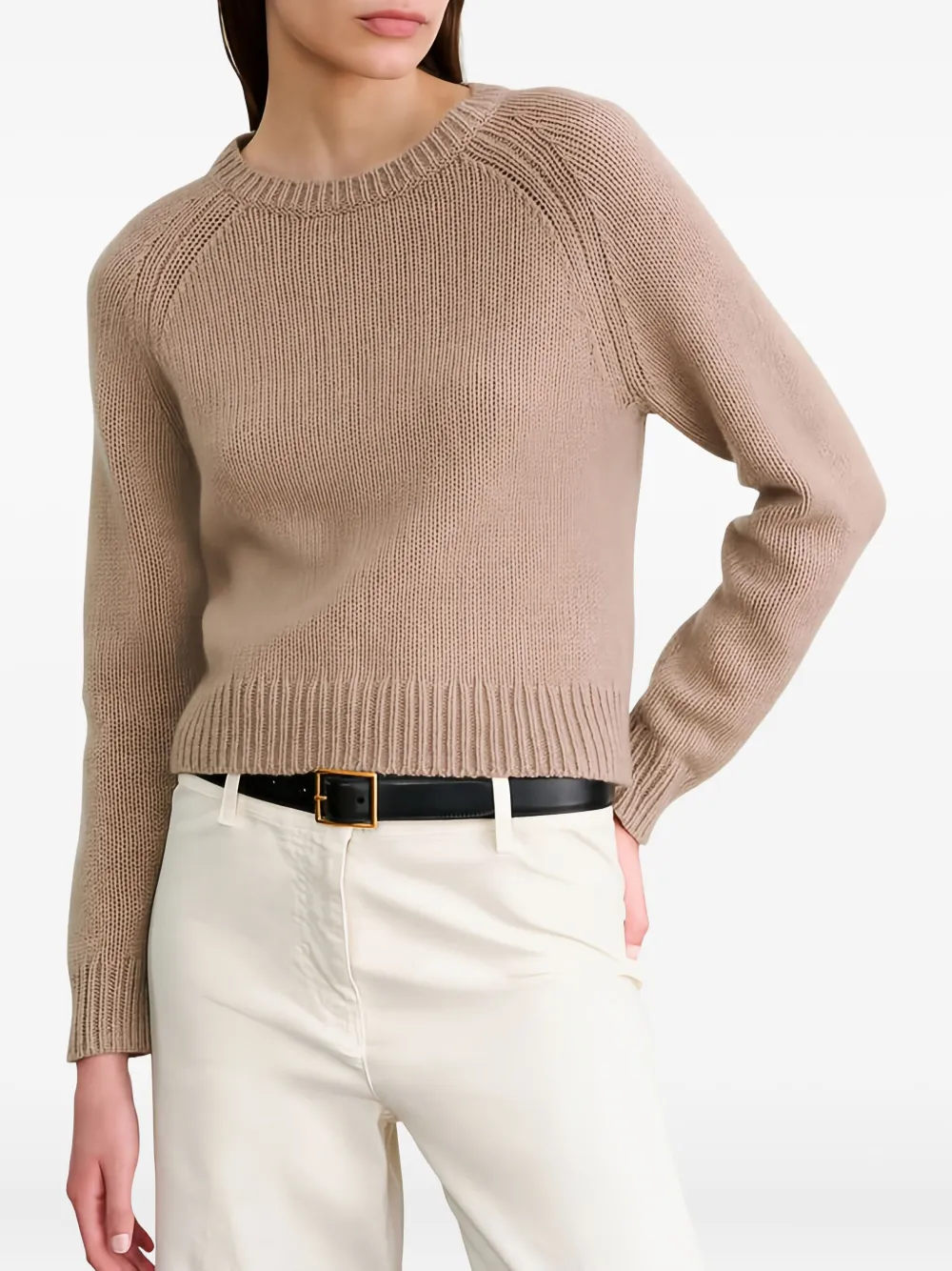 Nili Lotan Crew-neck Long-sleeve Sweater In Multi